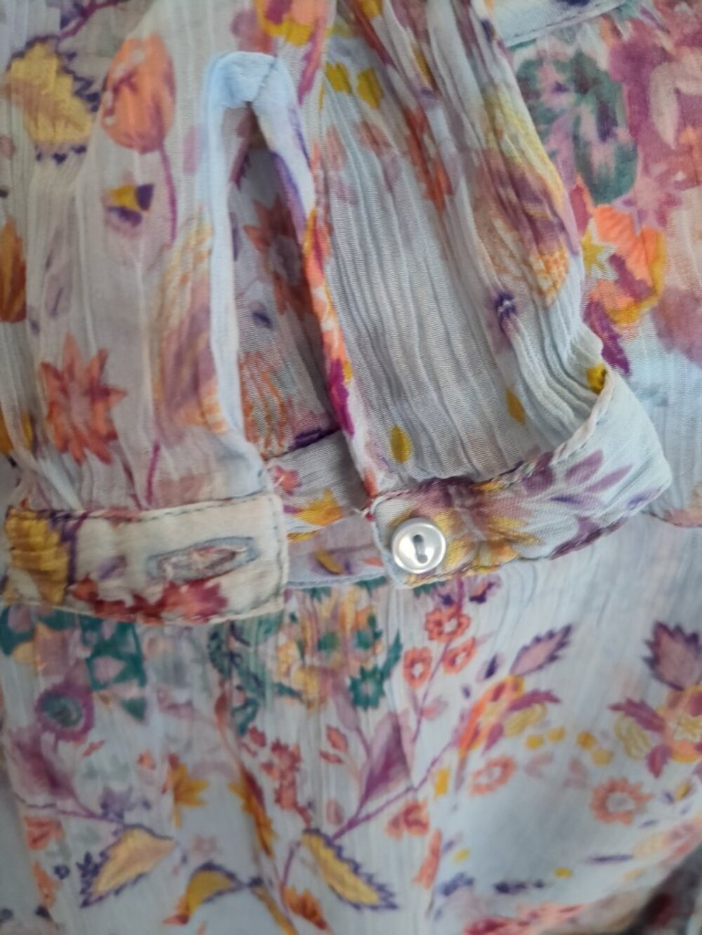 M Lucky Brand Long Sleeved Tunic Blouse - Picture 4 of 10